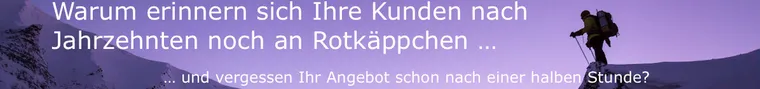 Storytelling wirkt auch nach vielen Jahren noch